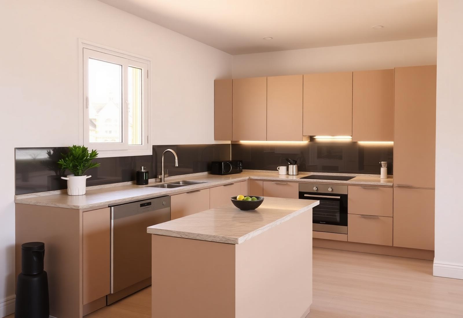 Cocina reformada con muebles a medida